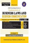 Fundamentals of Business Laws and Business Communication (CMA Foun-Paper 1, New Syllabus for June and Dec. 2025 Exams)