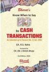 Know when to Say NO to Cash Transactions (as Amended up to finance act, 2024)