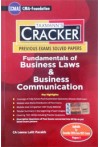 Taxmann's Cracker - Fundamentals of Businessl Laws and Business Communication (CMA Foundation, P.1, NS) (For Dec. 2024/ June 2025 Exams)