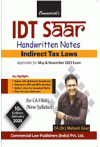 IDT Saar Handwritten Notes Indirect Tax Laws (CA FInal, for Nov and May 2025 Exams and onwards)