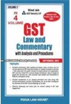 GST Law and Commentary - with Analysis and Procedures (4 Volume Set)