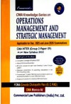 Operations Management and Strategic Management (CMA Inter, G.II, P.9, New Syllabus 2022, for Dec. 2025/ June 2026 Exams)