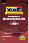 Taxmann's Cracker - Fundamentals of Business Mathematics and Statistics (CMA Foundation, P.3, New Syllabus for for Dec. 2025 / June 2026 Exams )