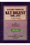 14 Years' Complete KLT Digest 1980 - 1993 (2 Volume Set)