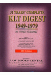 31 Years' Complete KLT Digest 1949-1979 (3 Volume Set)
