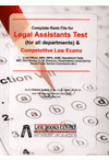Complete Rank File for Legal Assistants Test (For all departments) and Competitive Law Exams (Law Officer, AIBE, IBPS, JAIIB, Department Tests, NET, Civil Service, LL.M. Entrance, Examinations conducted by Kerala Public Service Commission etc.)