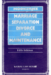 Marriage Separation Divorce and Maintenance