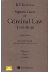 R.P. Kathuria Supreme Court on Criminal Law (1950 - 2016) (7 Volume Set)