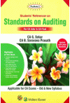 Students Referencer on Standards on Auditing - For CA Inter and CA Final (Old/New Syllabus) Students Referencer on Standards on Auditing - For CA Inter and CA Final (Old/New Syllabus)