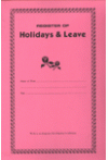 Register of Holidays and Leave