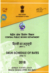 Central Public Works Department - Delhi Schedule of Rates 2018 (Set of 2 Volumes) [English & Hindi Version - Bilingual Edition]