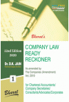Company Law Ready Reckoner (For Chartered Accountants/Company Secretaries/Consultants/Advocates/Corporates) [As amended by The Companies (Amendment) Act, 2019] Set of Two Volumes