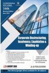 Corporate Restructuring, Insolvency, Liquidation and Winding up - CS Professional (New Course) Corporate Restructuring, Insolvency, Liquidation and Winding up - CS Professional (New Course)