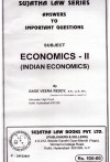 Economics - II (Indian Economics) (Notes / Guide Books)
