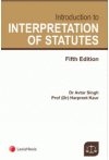 Introduction to Interpretation of Statutes