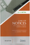 Law of Notices with Model Forms (Civil, Criminal, Company, Taxation and Labour)