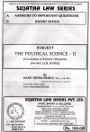 The Political Science - II [Foundations of Political Obligation][For B.A. LL.B. (5-YDC)]