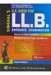 S.S Guide for LL.B. Entrance Examination (Based on New Syllabus) (With Solved Question Paper - DU 2010 - 2020) (For Delhi University's LL.B. Entrance Test 2021) S.S Guide for LL.B. Entrance Examination (Based on New Syllabus) (With Solved Question Paper - DU 2010 - 2020) (For Delhi University's LL.B. Entrance Test 2021)