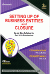 Setting up of Business Entities and Closure - For CS Executive (As per New Syllabus for Dec 2019 Examination