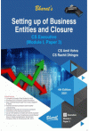 Setting up of Business Entities and Closure [CS Executive - New Syllabus] (Module 1, Paper 3)