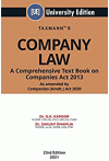 Taxmann's Company Law - A Comprehensive Text Book on Companies Act 2013 (University Edition) Taxmann's Company Law - A Comprehensive Text Book on Companies Act 2013 (University Edition)